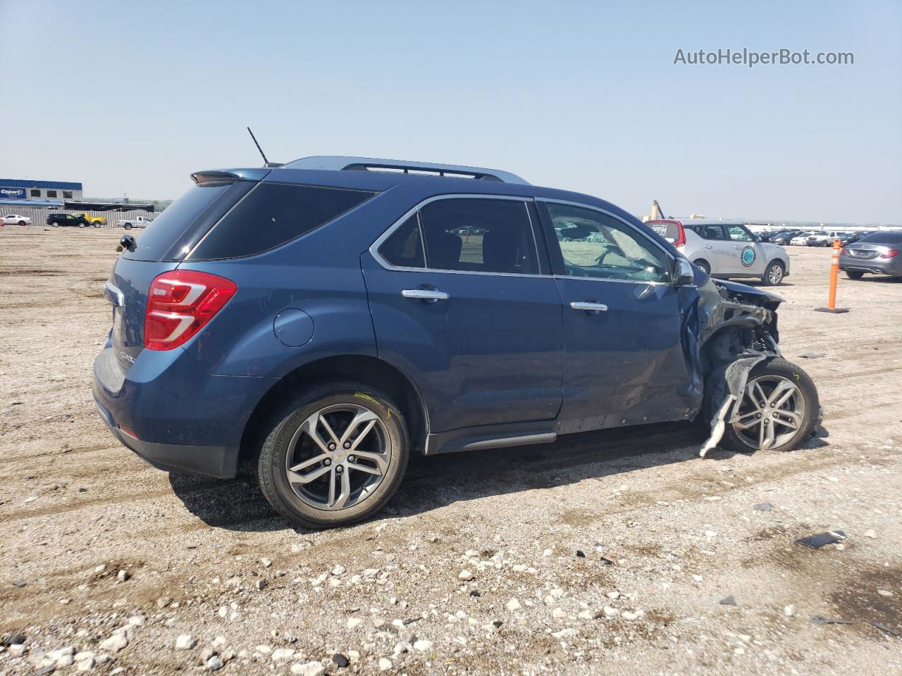 2016 Chevrolet Equinox Ltz Blue vin: 2GNFLGEK5G6290751