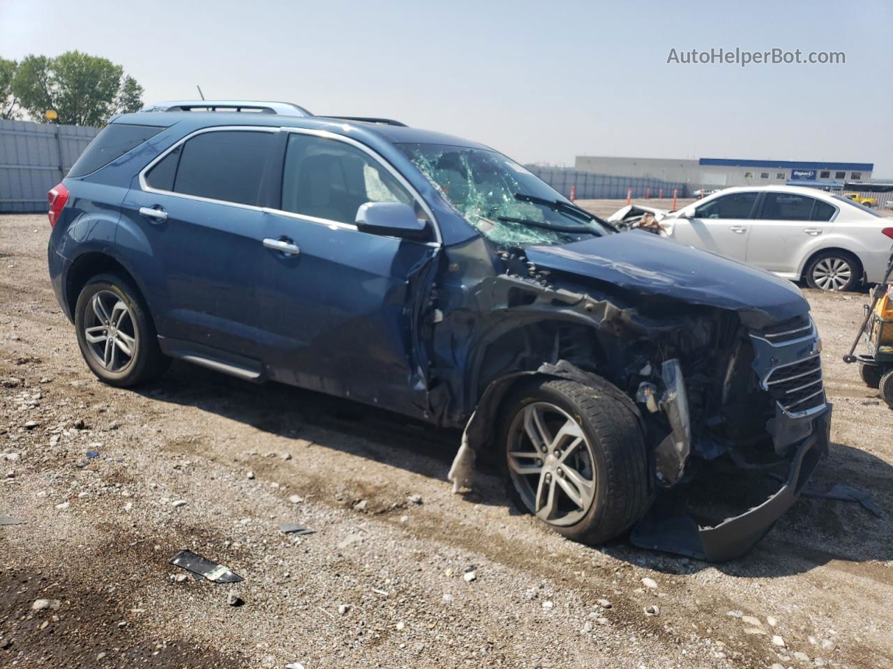 2016 Chevrolet Equinox Ltz Blue vin: 2GNFLGEK5G6290751