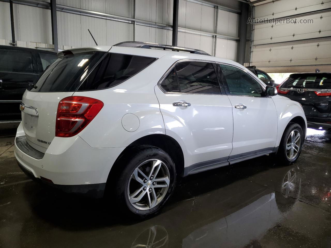 2016 Chevrolet Equinox Ltz White vin: 2GNFLGEK5G6318080