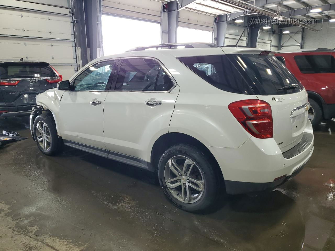 2016 Chevrolet Equinox Ltz White vin: 2GNFLGEK5G6318080