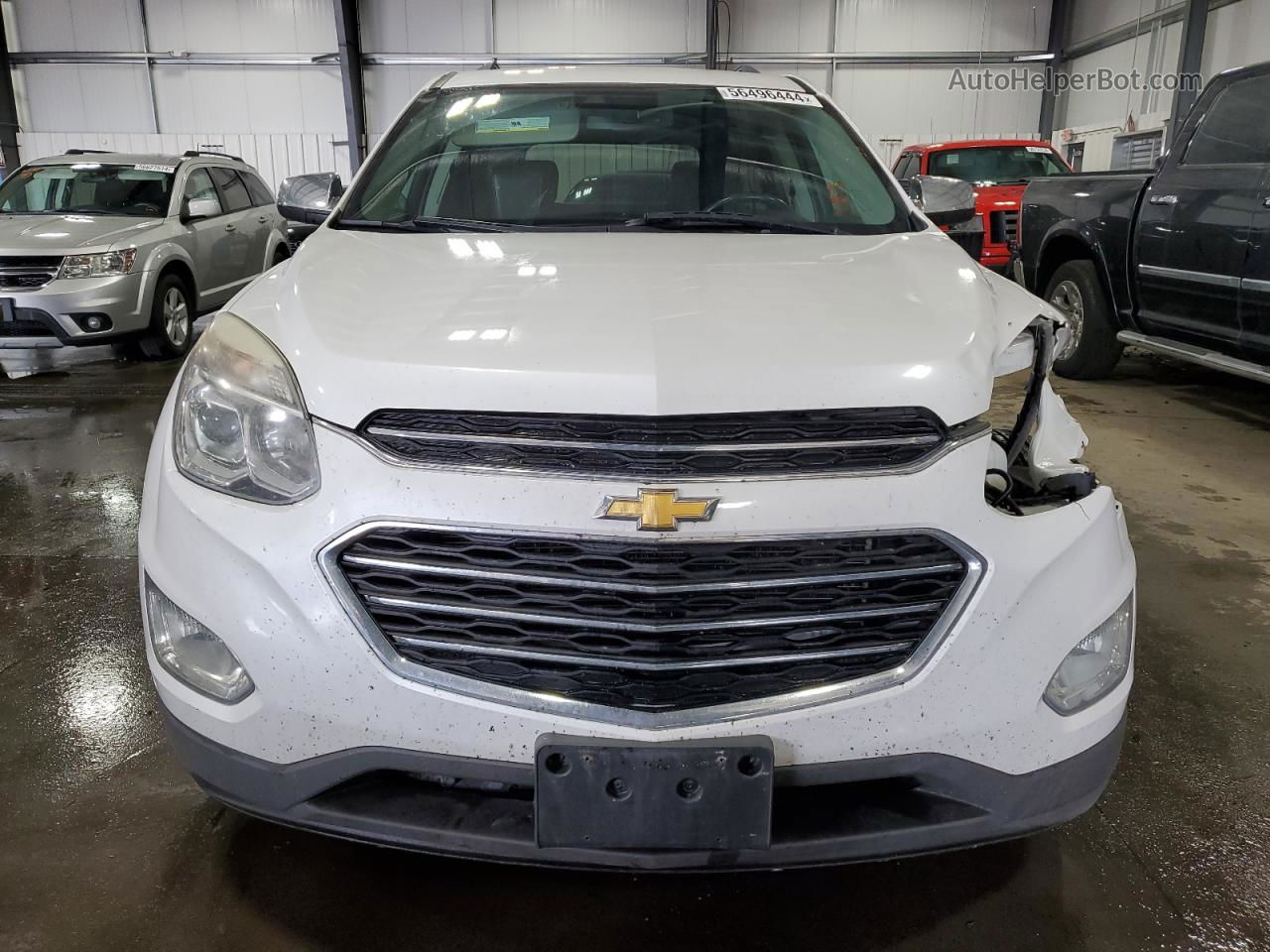 2016 Chevrolet Equinox Ltz White vin: 2GNFLGEK5G6318080