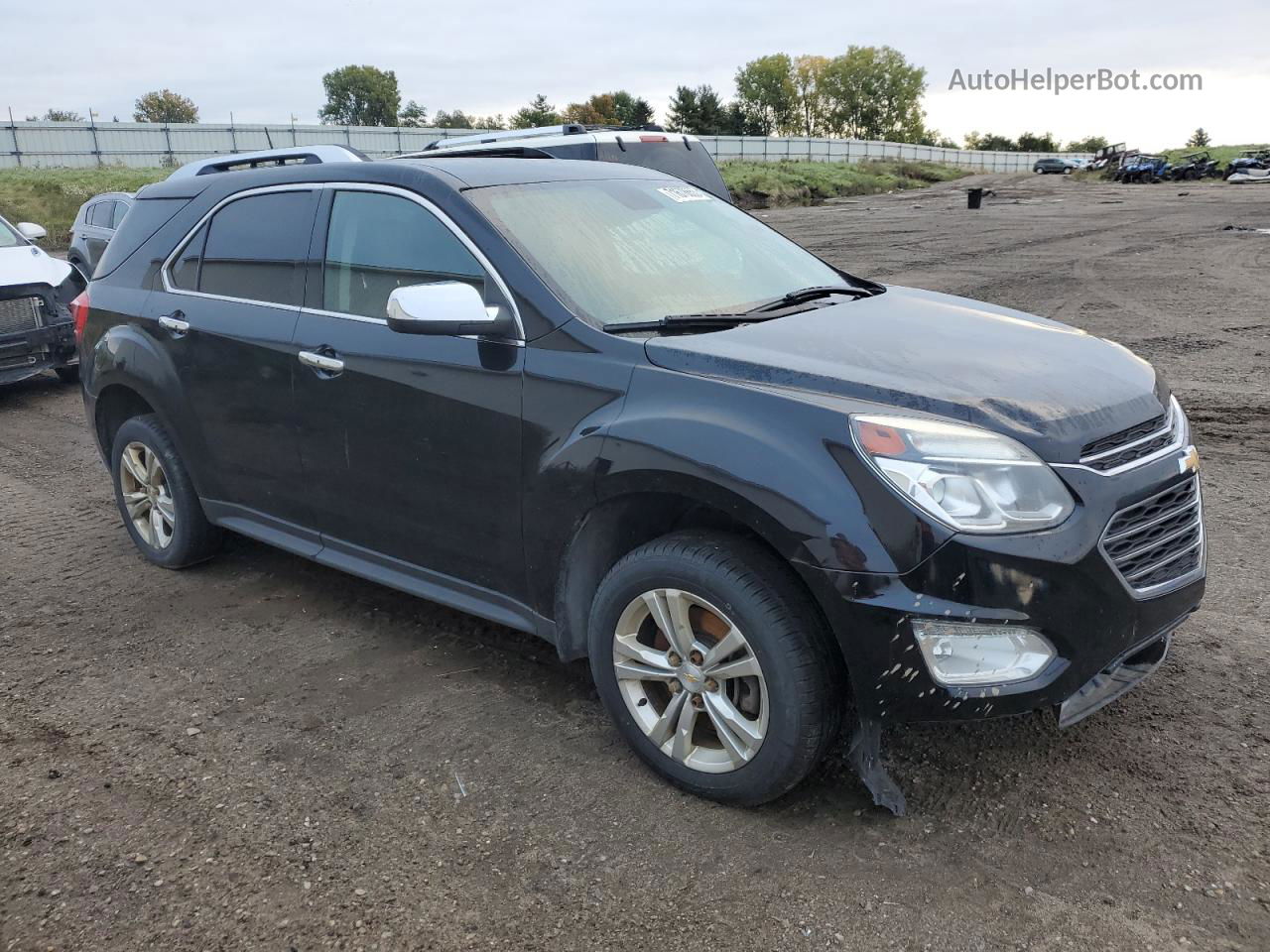 2016 Chevrolet Equinox Ltz Black vin: 2GNFLGEK6G6320596