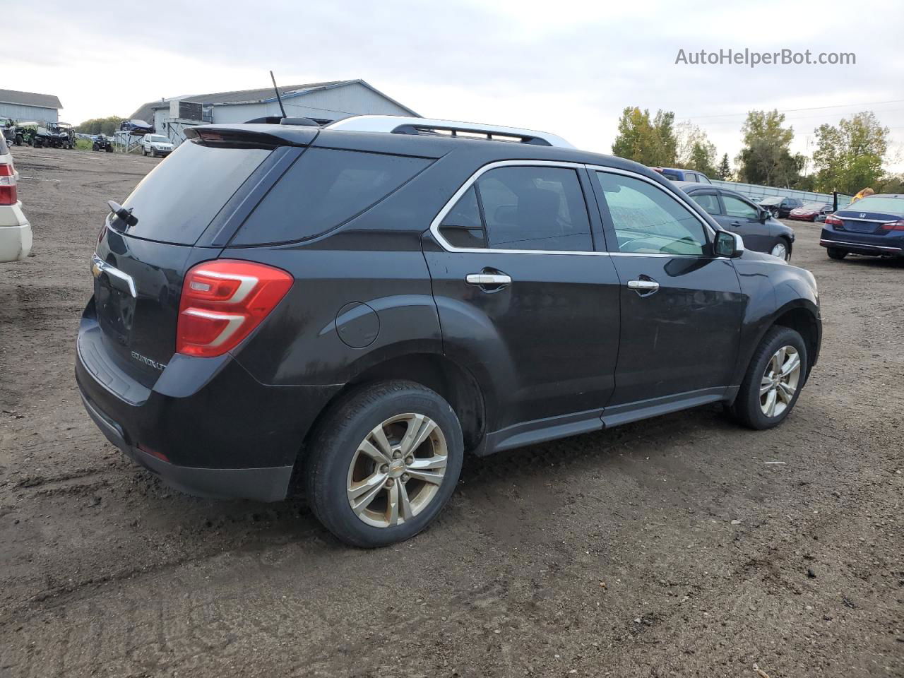 2016 Chevrolet Equinox Ltz Black vin: 2GNFLGEK6G6320596