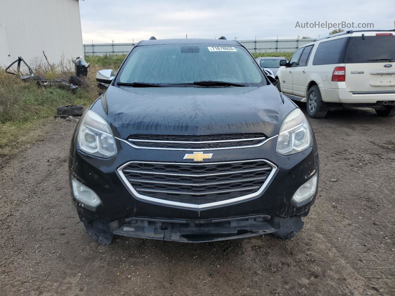 2016 Chevrolet Equinox Ltz Black vin: 2GNFLGEK6G6320596