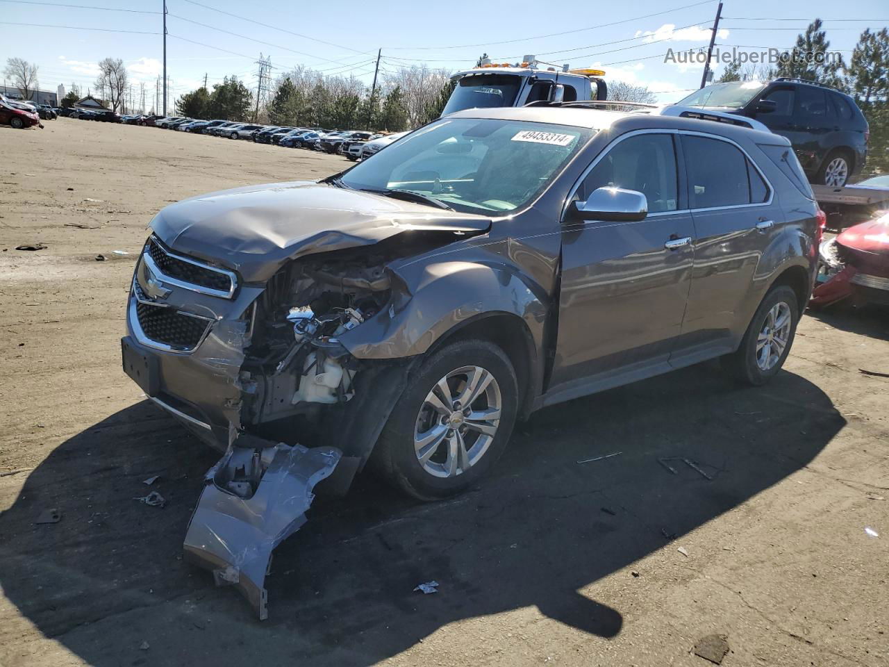 2012 Chevrolet Equinox Ltz Brown vin: 2GNFLGEK7C6119106