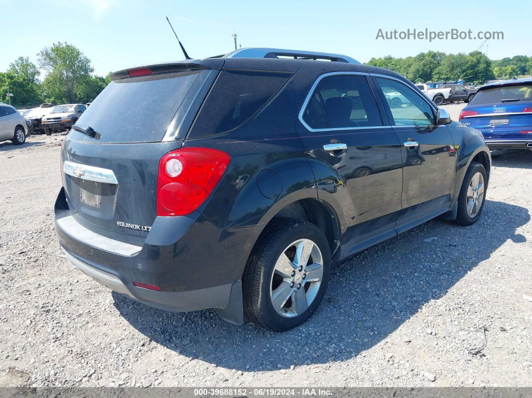 2012 Chevrolet Equinox Ltz Black vin: 2GNFLGEK7C6136391