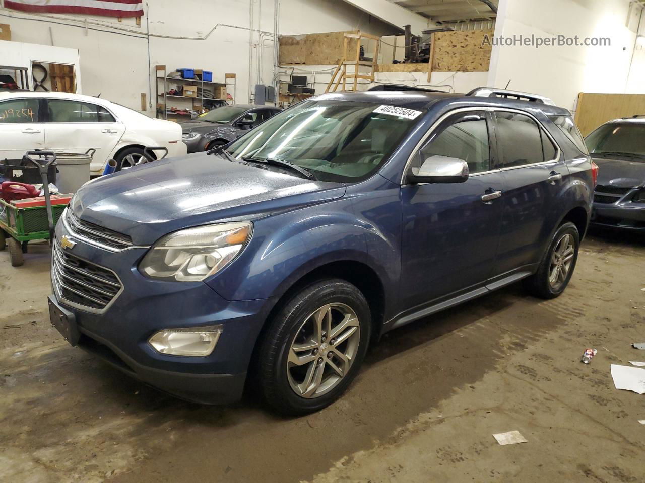 2016 Chevrolet Equinox Ltz Blue vin: 2GNFLGEK7G6164679