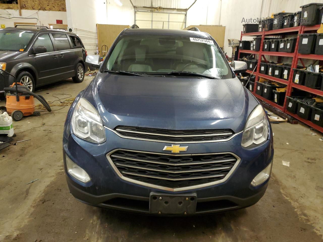 2016 Chevrolet Equinox Ltz Blue vin: 2GNFLGEK7G6164679