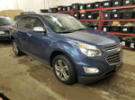 2016 Chevrolet Equinox Ltz Blue vin: 2GNFLGEK7G6164679