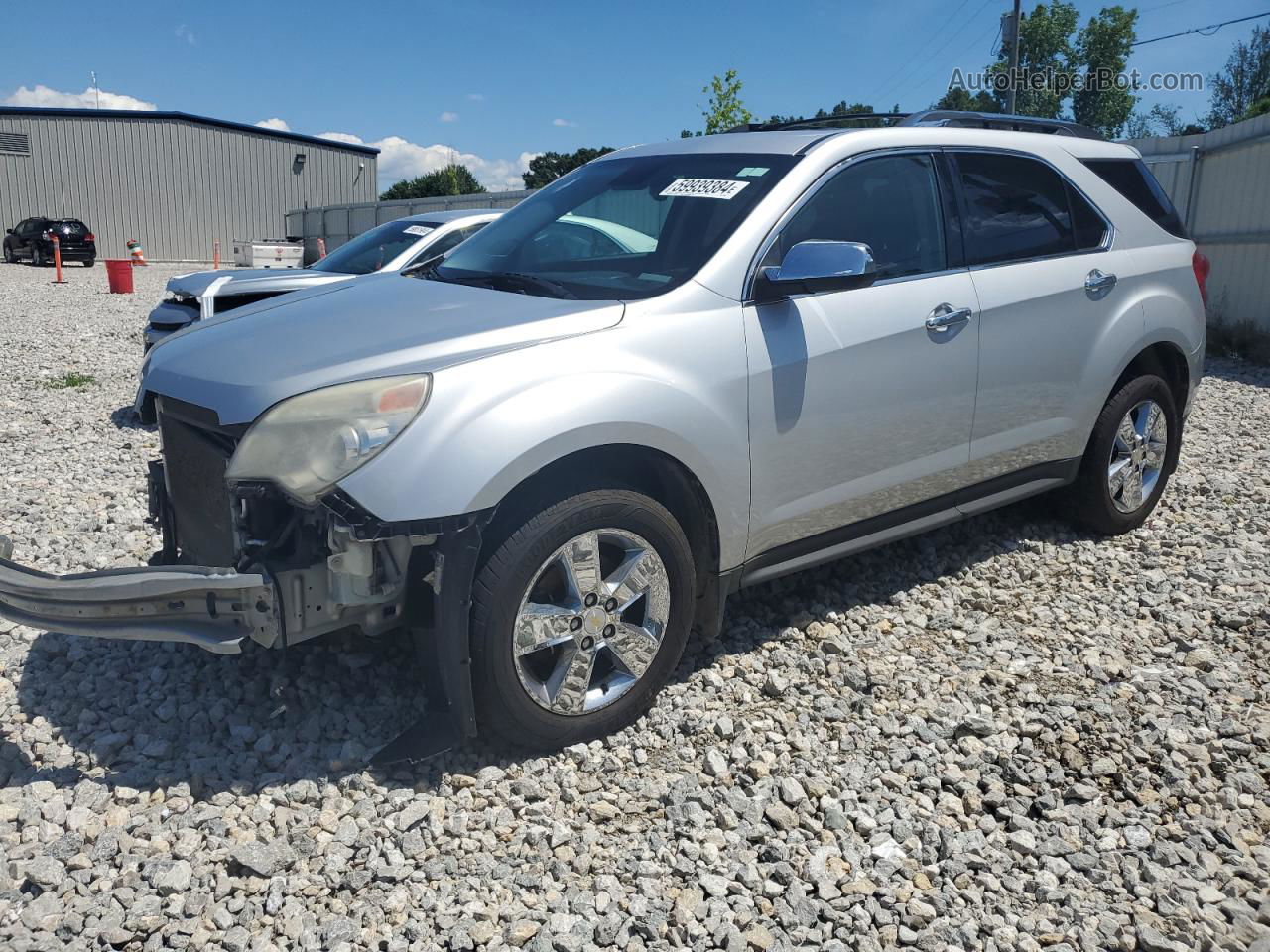 2012 Chevrolet Equinox Ltz Silver vin: 2GNFLGEK9C6280069