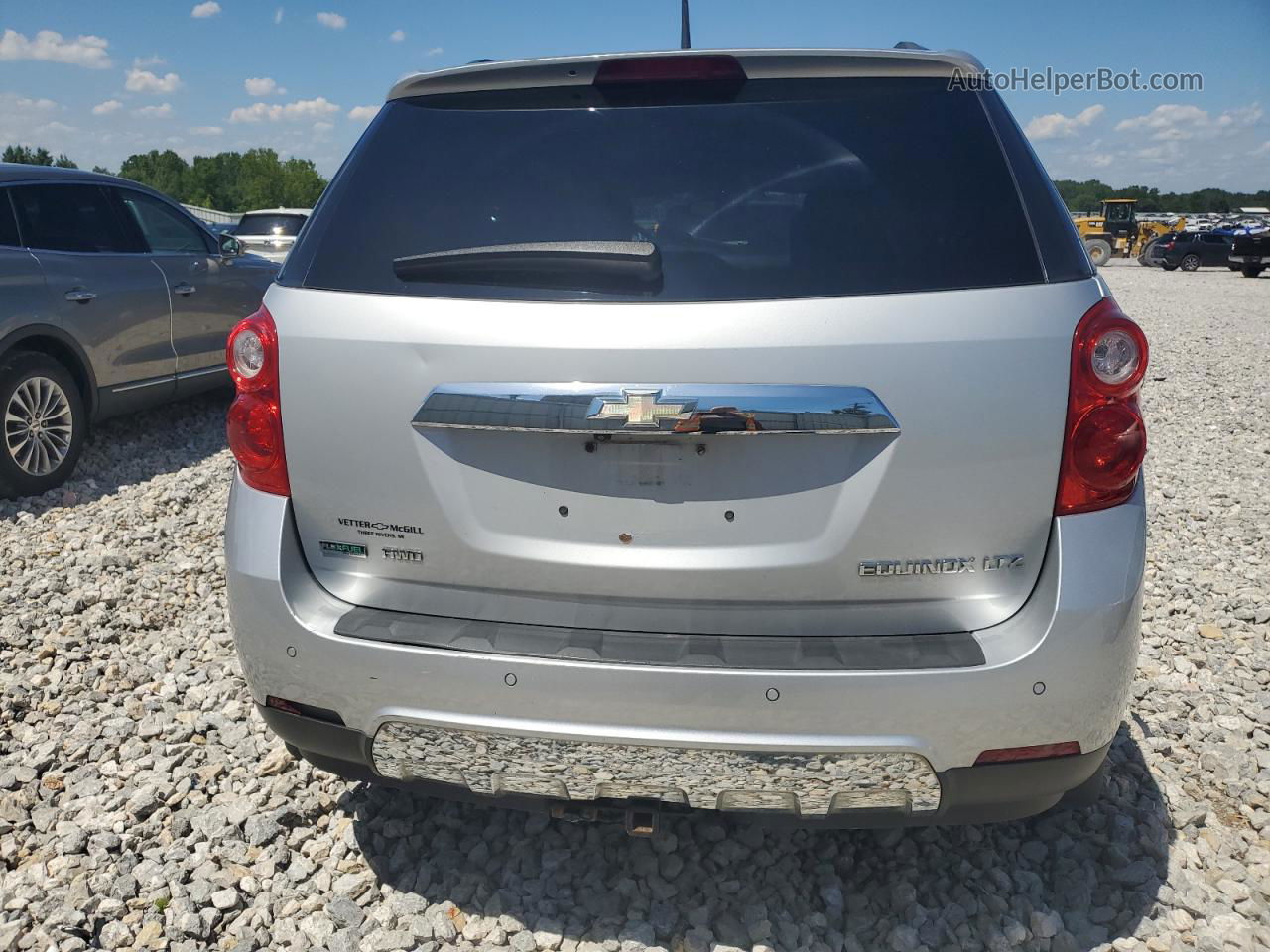 2012 Chevrolet Equinox Ltz Silver vin: 2GNFLGEK9C6280069