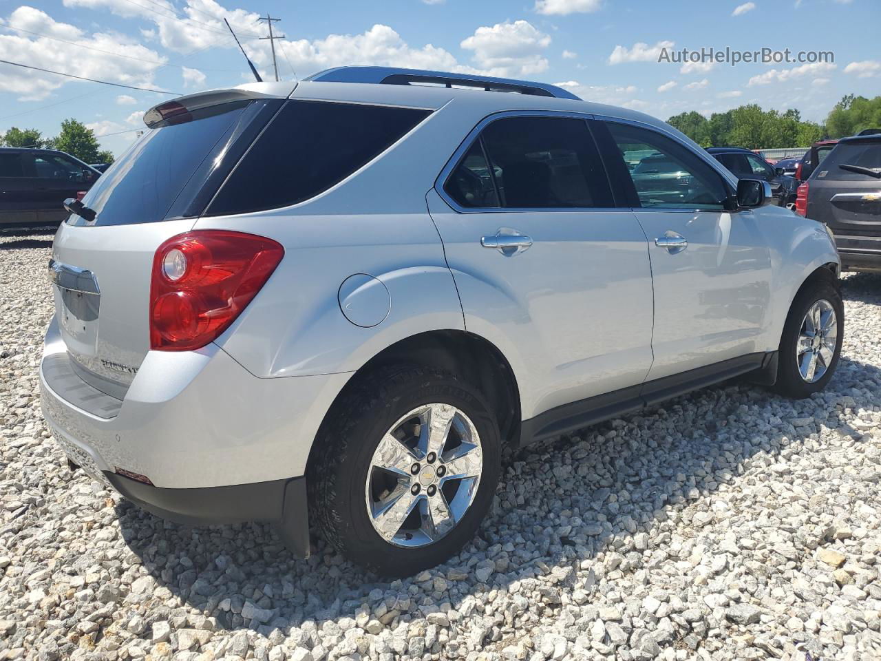 2012 Chevrolet Equinox Ltz Silver vin: 2GNFLGEK9C6280069