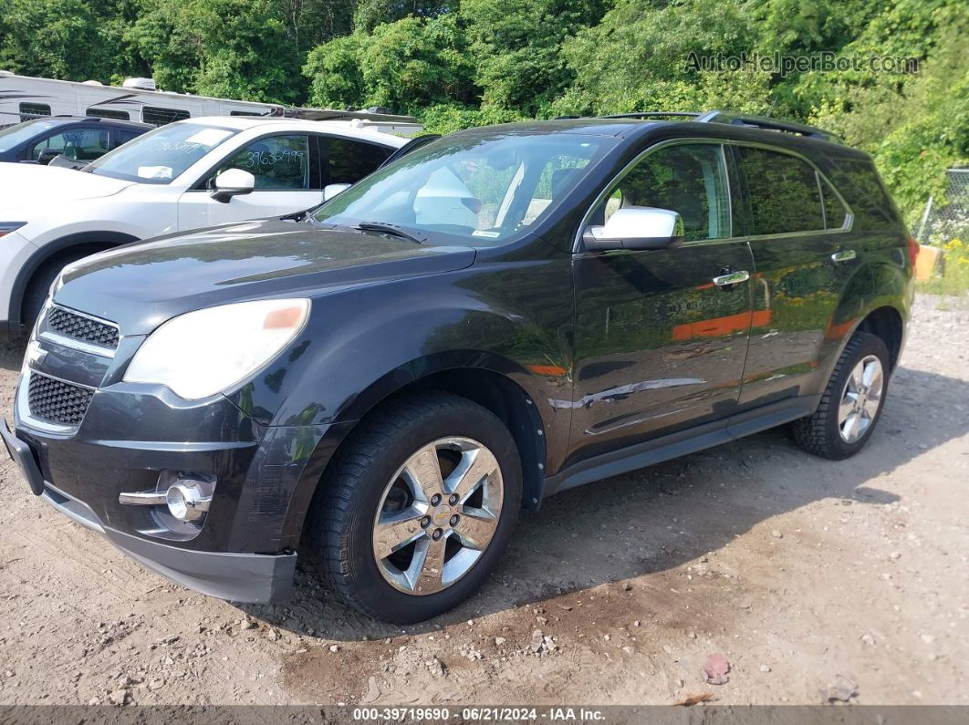 2012 Chevrolet Equinox Ltz Black vin: 2GNFLGEKXC6285040