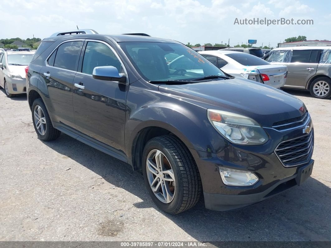 2016 Chevrolet Equinox Ltz Black vin: 2GNFLGEKXG6322044