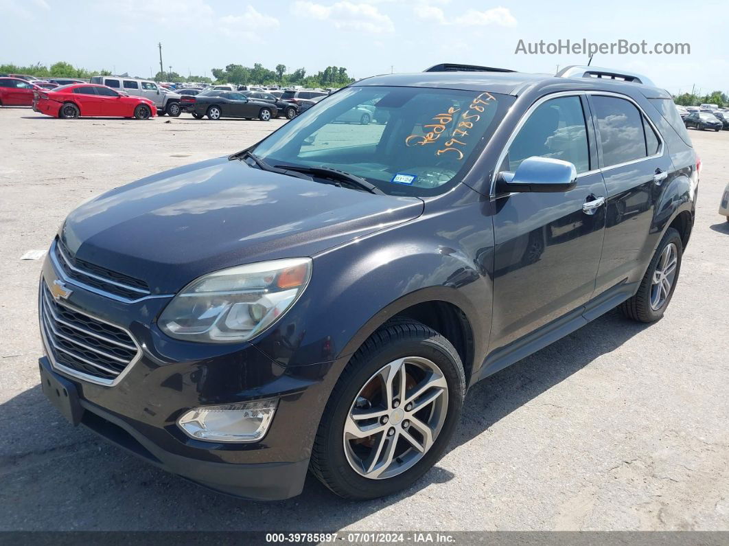 2016 Chevrolet Equinox Ltz Black vin: 2GNFLGEKXG6322044