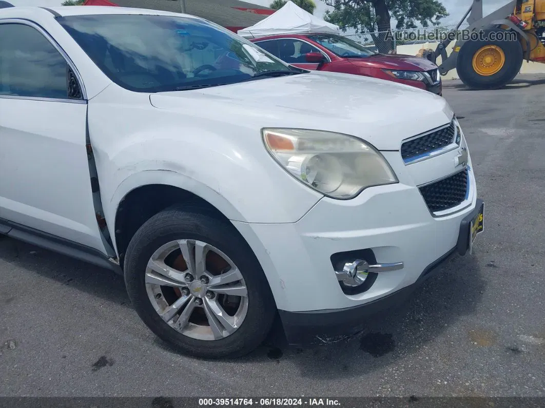 2012 Chevrolet Equinox 2lt White vin: 2GNFLNE50C6111413