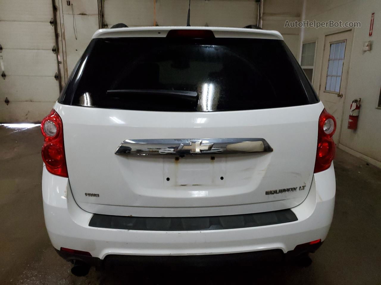 2012 Chevrolet Equinox Lt White vin: 2GNFLNE50C6355093