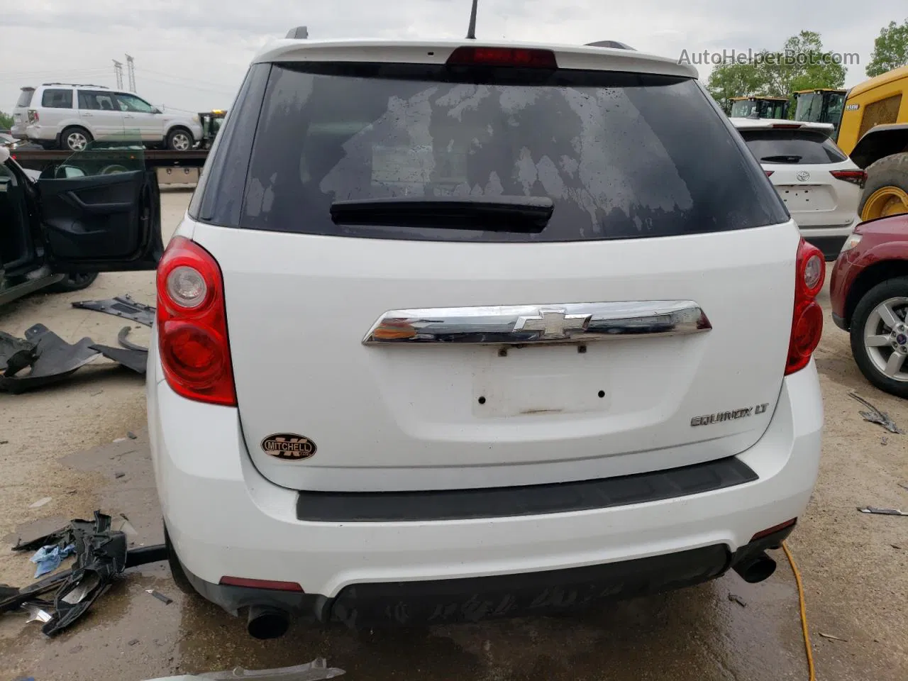 2012 Chevrolet Equinox Lt White vin: 2GNFLNE54C6352908