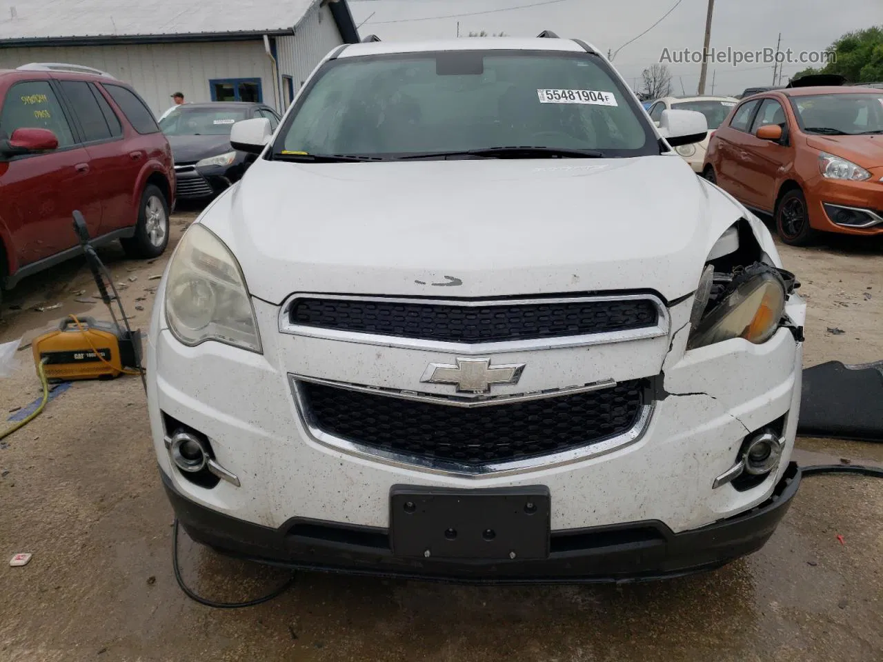 2012 Chevrolet Equinox Lt White vin: 2GNFLNE54C6352908