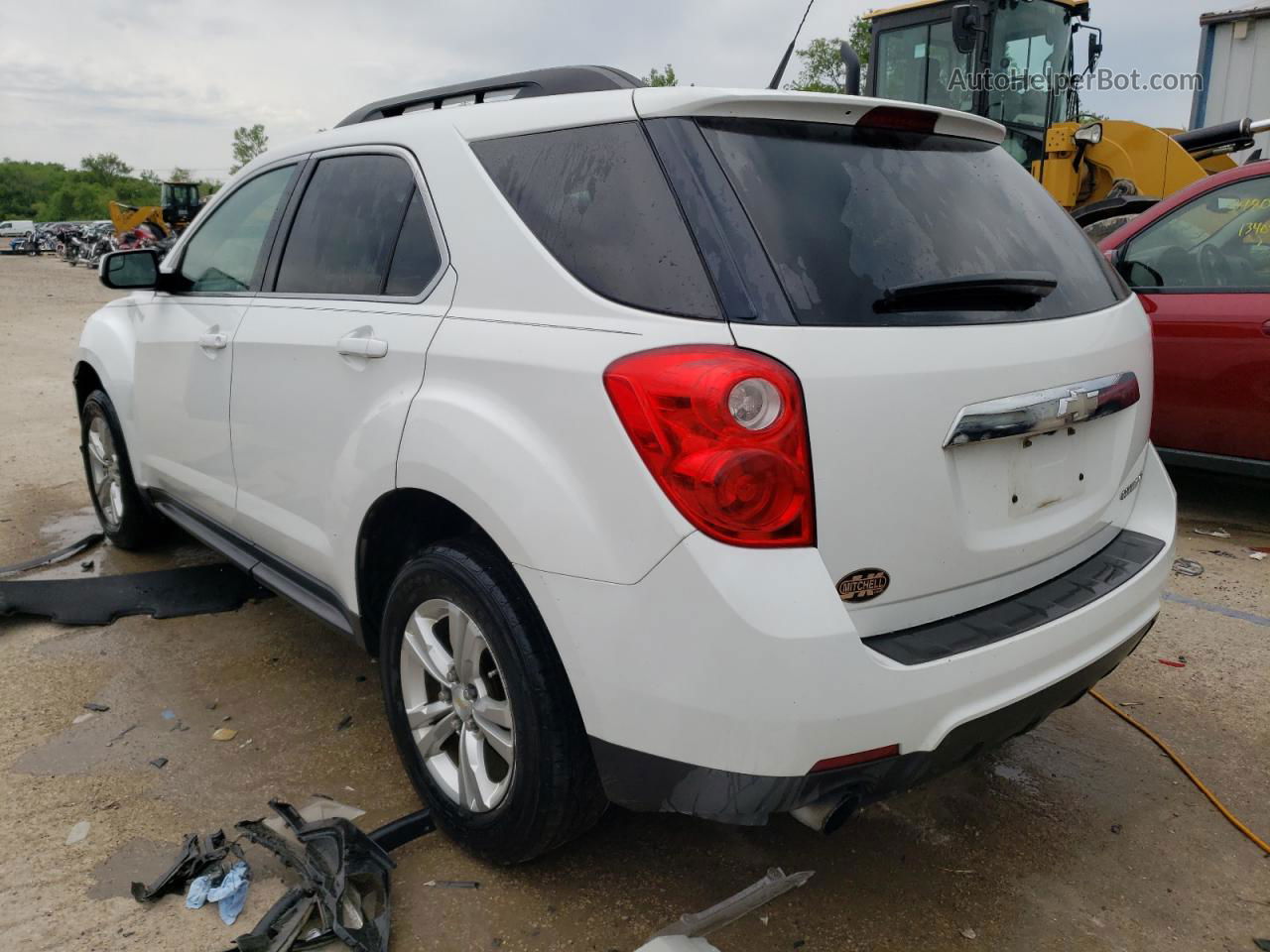 2012 Chevrolet Equinox Lt White vin: 2GNFLNE54C6352908