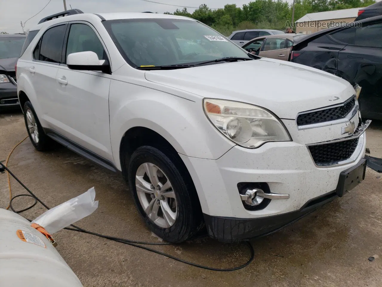 2012 Chevrolet Equinox Lt White vin: 2GNFLNE54C6352908