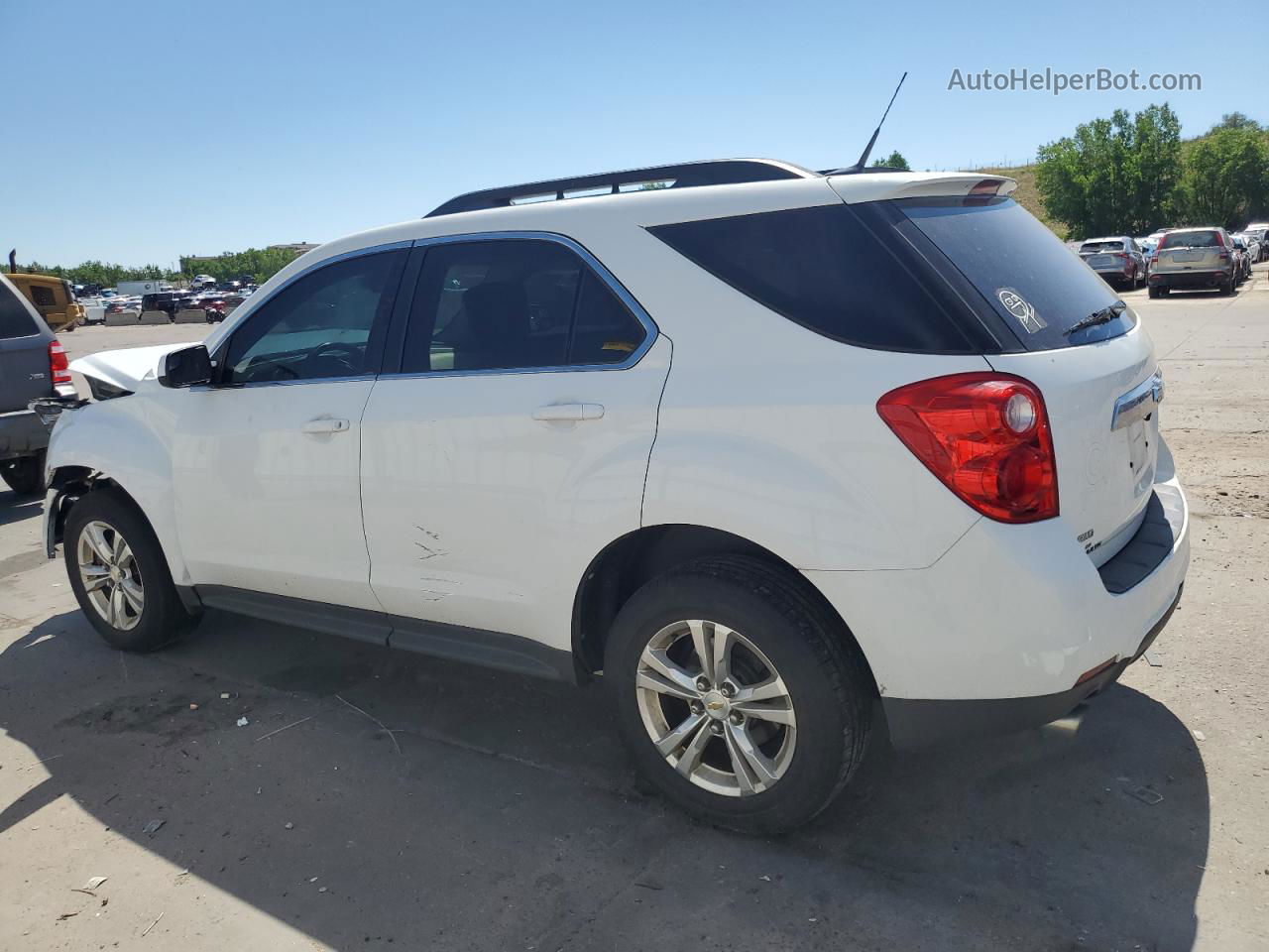 2012 Chevrolet Equinox Lt White vin: 2GNFLNE55C6316578