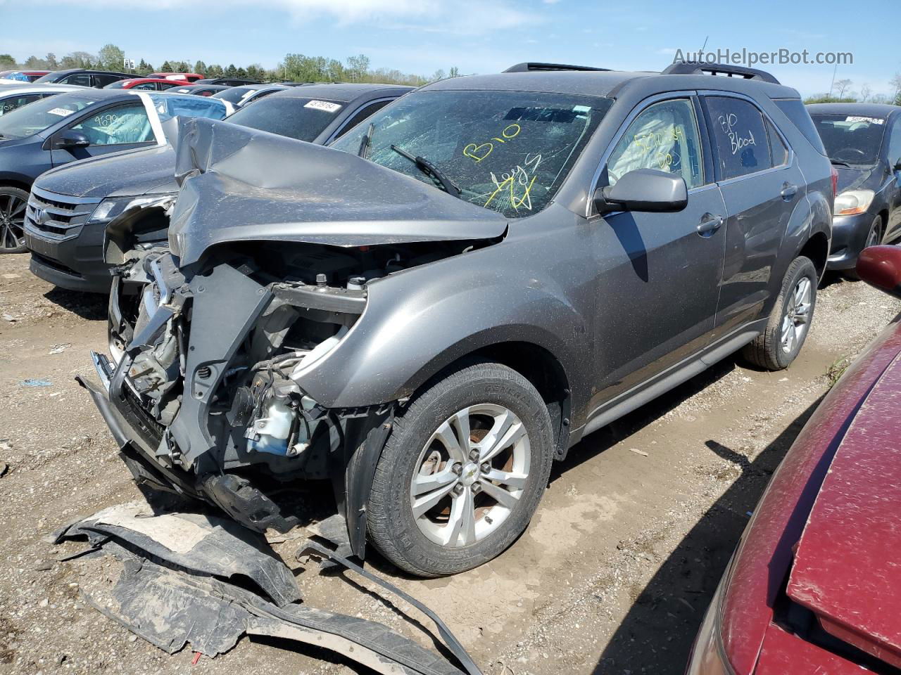 2012 Chevrolet Equinox Lt Gray vin: 2GNFLNE57C6332183