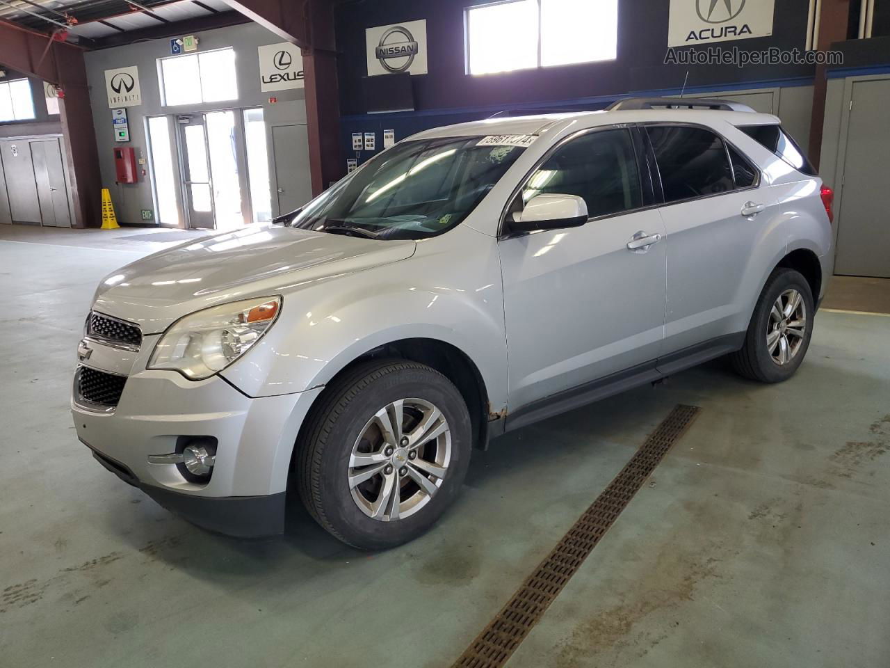 2012 Chevrolet Equinox Lt Silver vin: 2GNFLNE57C6368648