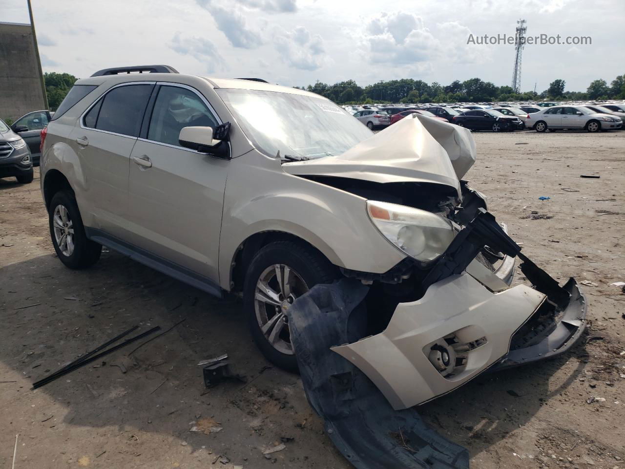 2012 Chevrolet Equinox Lt Beige vin: 2GNFLNEK0C6110641