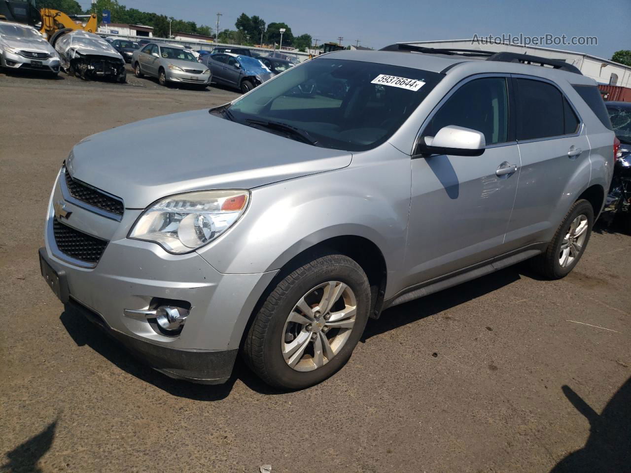 2012 Chevrolet Equinox Lt Silver vin: 2GNFLNEK2C6331836