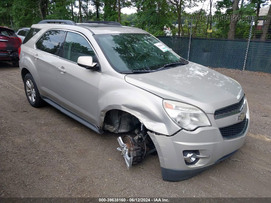 2012 Chevrolet Equinox 2lt Beige vin: 2GNFLNEK4C6111453