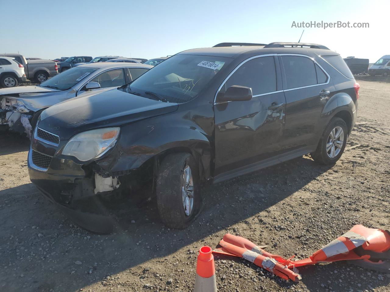 2012 Chevrolet Equinox Lt Black vin: 2GNFLNEK4C6380990