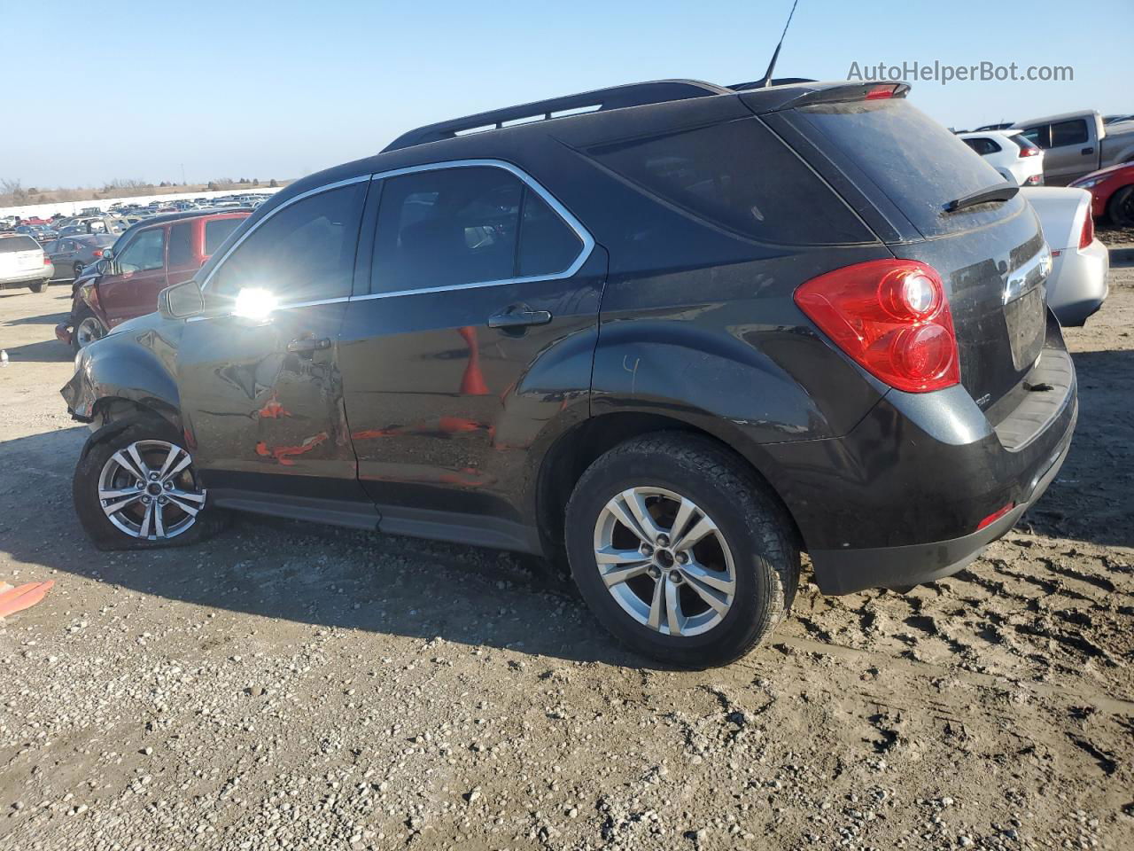 2012 Chevrolet Equinox Lt Black vin: 2GNFLNEK4C6380990