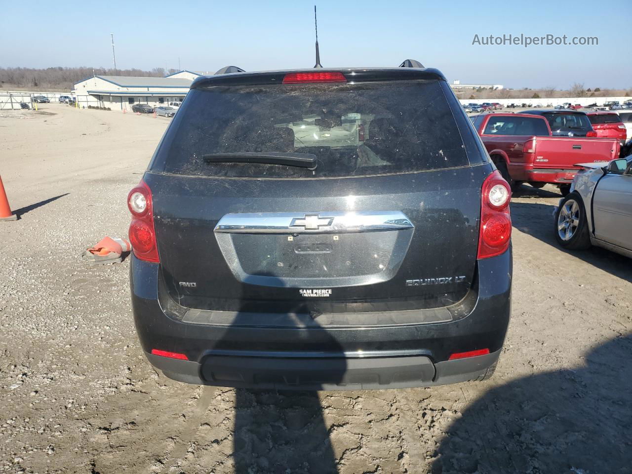 2012 Chevrolet Equinox Lt Black vin: 2GNFLNEK4C6380990