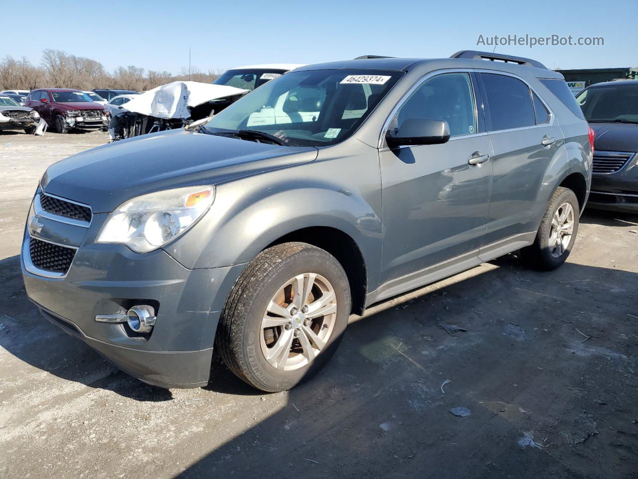 2012 Chevrolet Equinox Lt Gray vin: 2GNFLNEK8C6400383