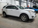 2012 Chevrolet Equinox Lt White vin: 2GNFLNEKXC6246937