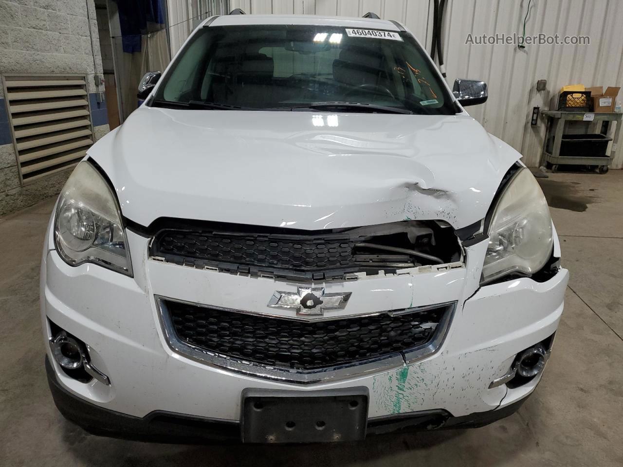 2012 Chevrolet Equinox Lt White vin: 2GNFLNEKXC6246937