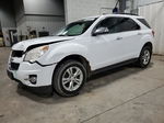 2012 Chevrolet Equinox Lt White vin: 2GNFLNEKXC6246937