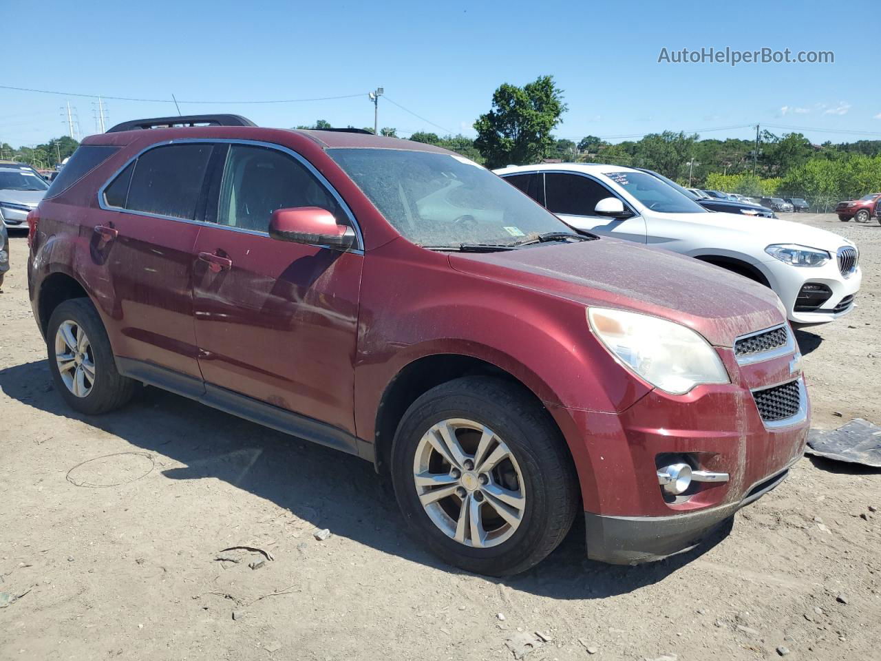 2012 Chevrolet Equinox Lt Красный vin: 2GNFLPE55C6261268