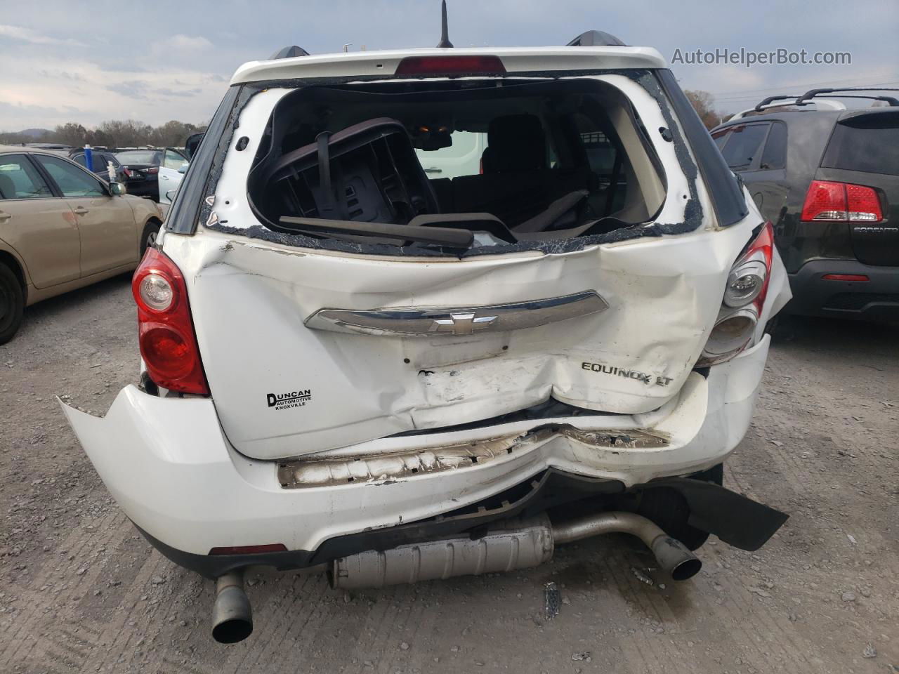 2012 Chevrolet Equinox Lt White vin: 2GNFLPE59C6334075