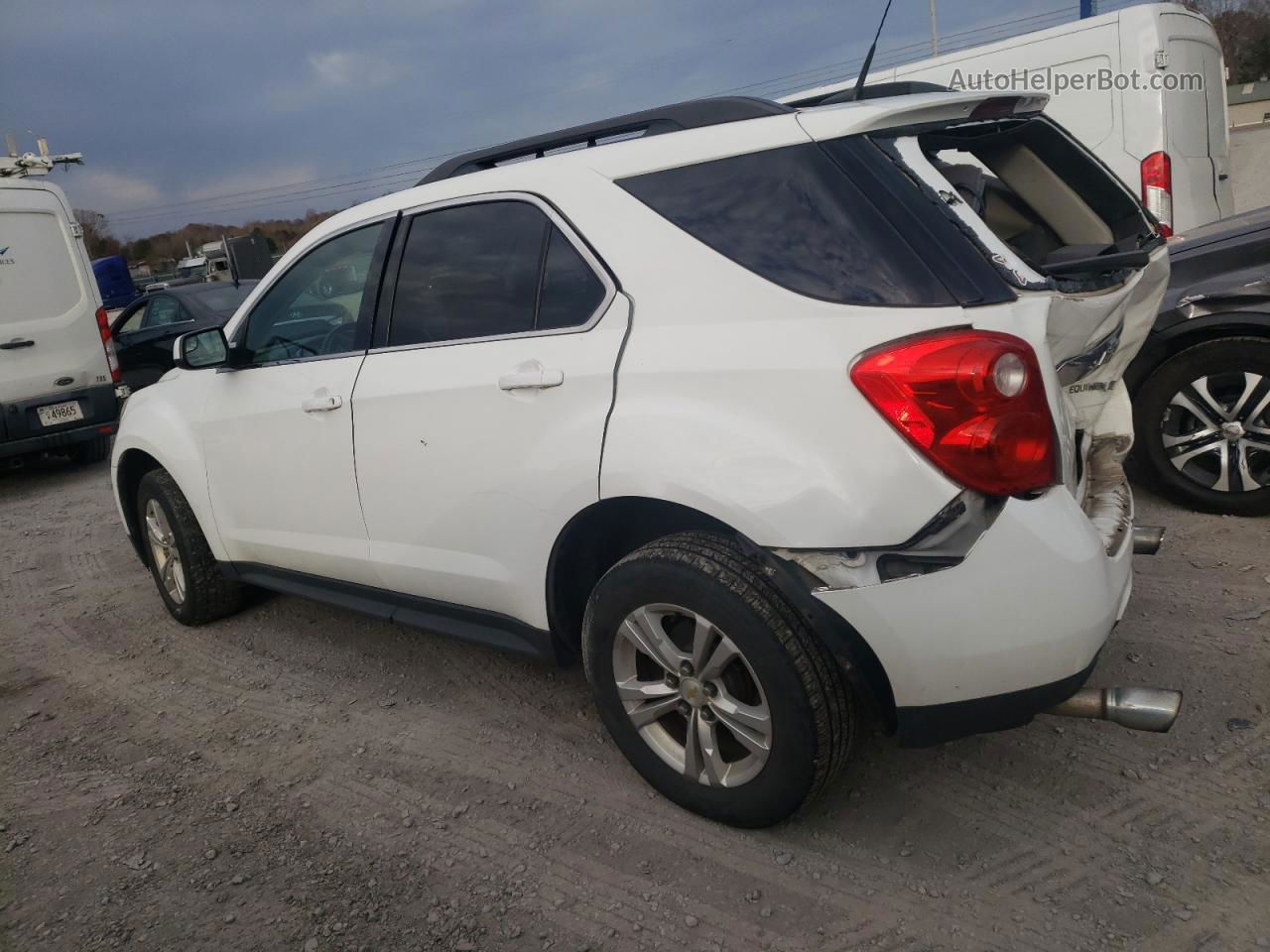 2012 Chevrolet Equinox Lt White vin: 2GNFLPE59C6334075