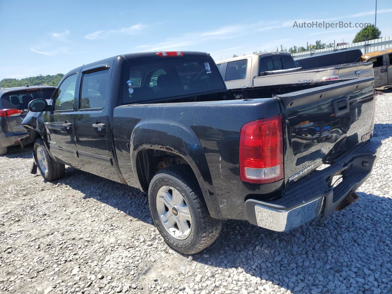 2008 Gmc Sierra C1500 Black vin: 2GTEC13C081157455