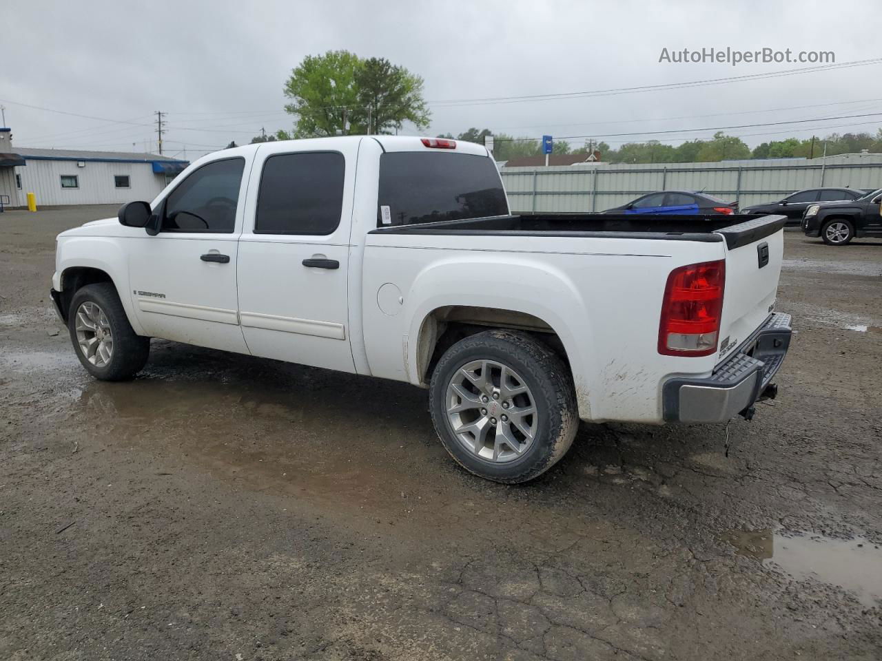 2008 Gmc Sierra C1500 White vin: 2GTEC13C381129830