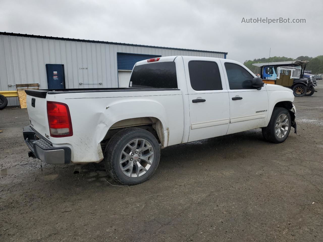 2008 Gmc Sierra C1500 White vin: 2GTEC13C381129830