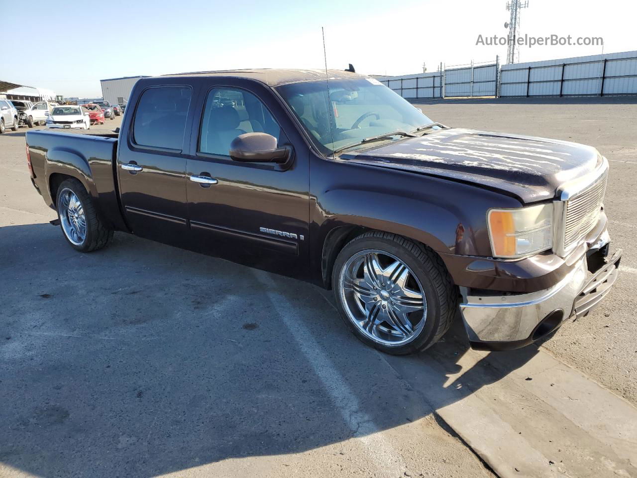 2008 Gmc Sierra C1500 Burgundy vin: 2GTEC13C681204889