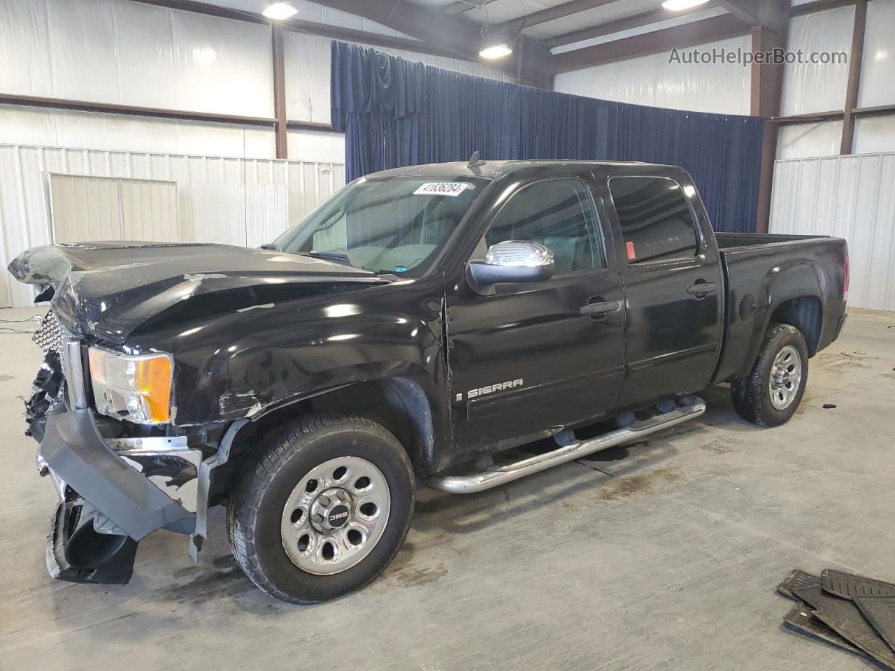 2008 Gmc Sierra C1500 Black vin: 2GTEC13C781157145