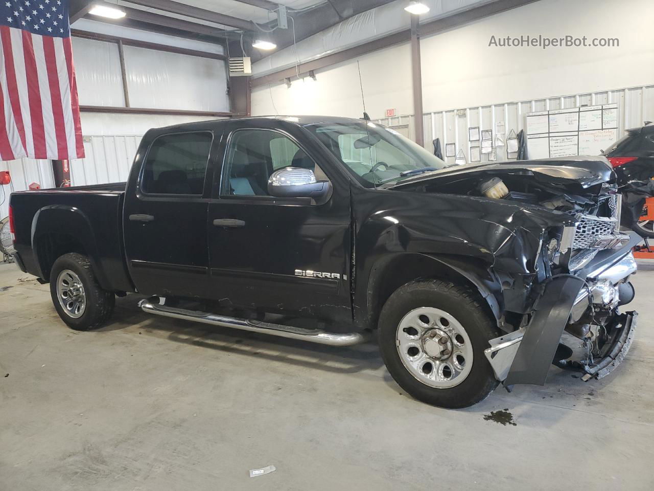 2008 Gmc Sierra C1500 Black vin: 2GTEC13C781157145