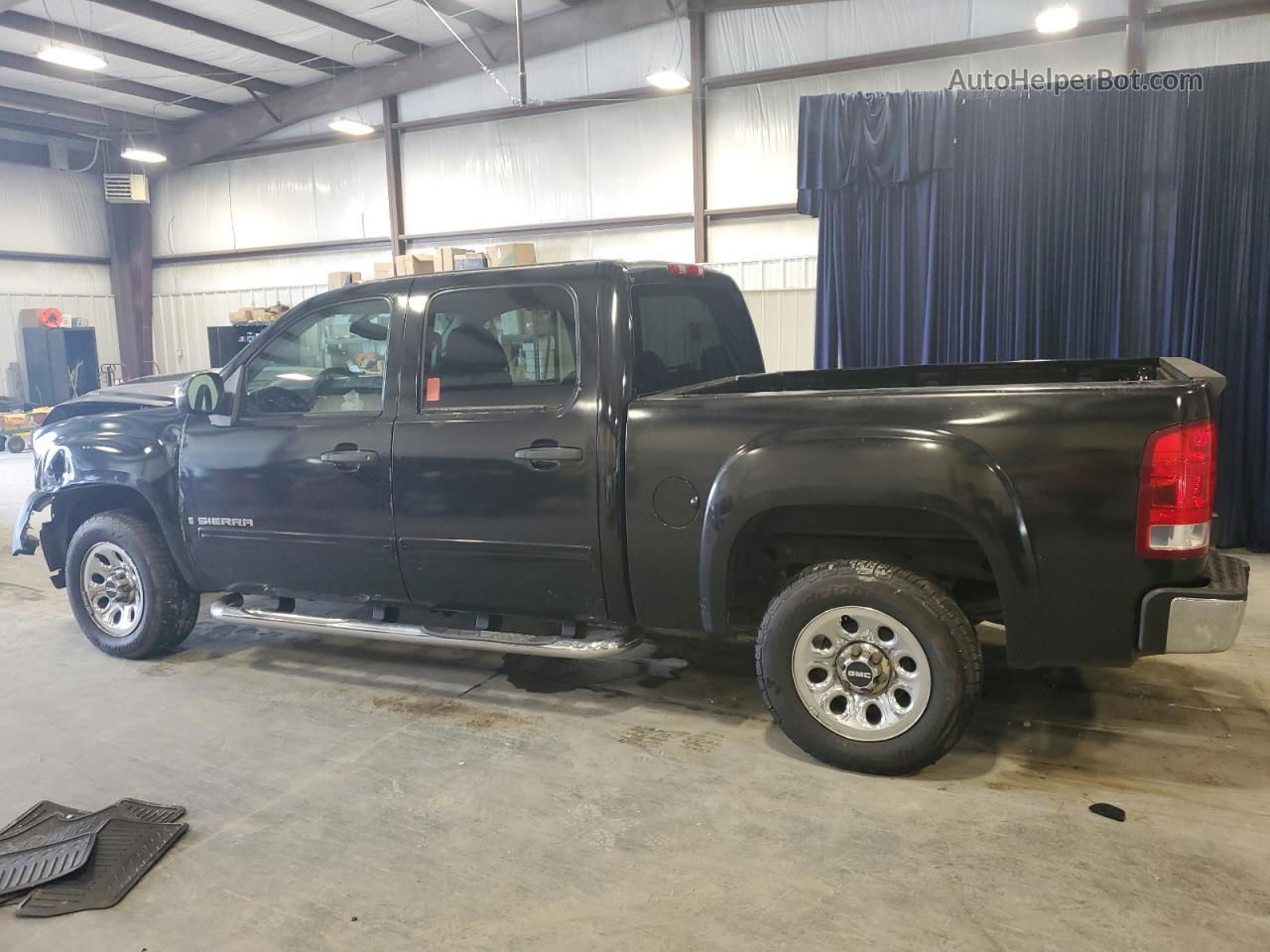 2008 Gmc Sierra C1500 Black vin: 2GTEC13C781157145