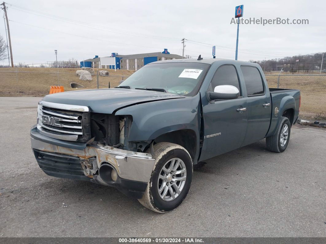 2007 Gmc Sierra 1500 Sle1 Blue vin: 2GTEC13C871512001