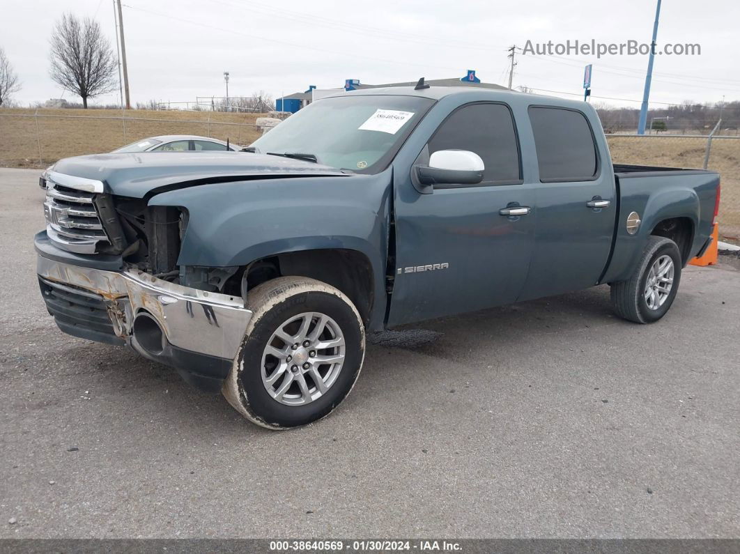 2007 Gmc Sierra 1500 Sle1 Blue vin: 2GTEC13C871512001